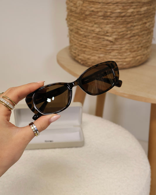 Zonnebril BondiResin LaLunaTheLabel 21902 Luipaard