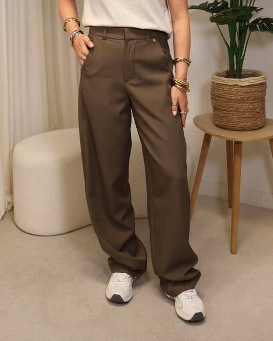 Pantalon LumiNoor LaLunaTheLabel 55830 Bruin