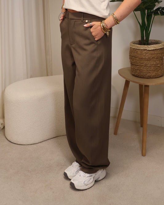 Pantalon LumiNoor LaLunaTheLabel 55830 Bruin