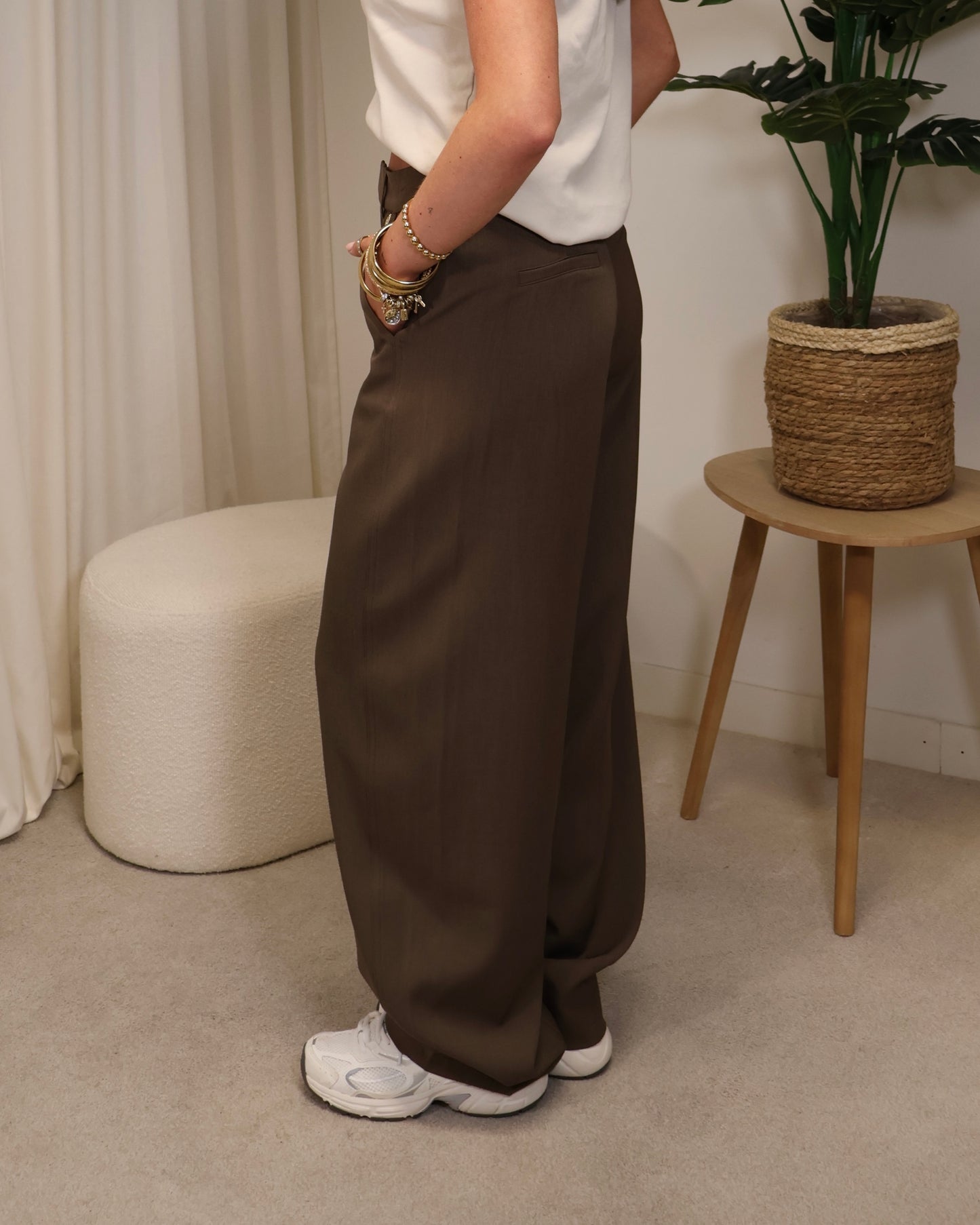 Pantalon LumiNoor LaLunaTheLabel 55830 Bruin