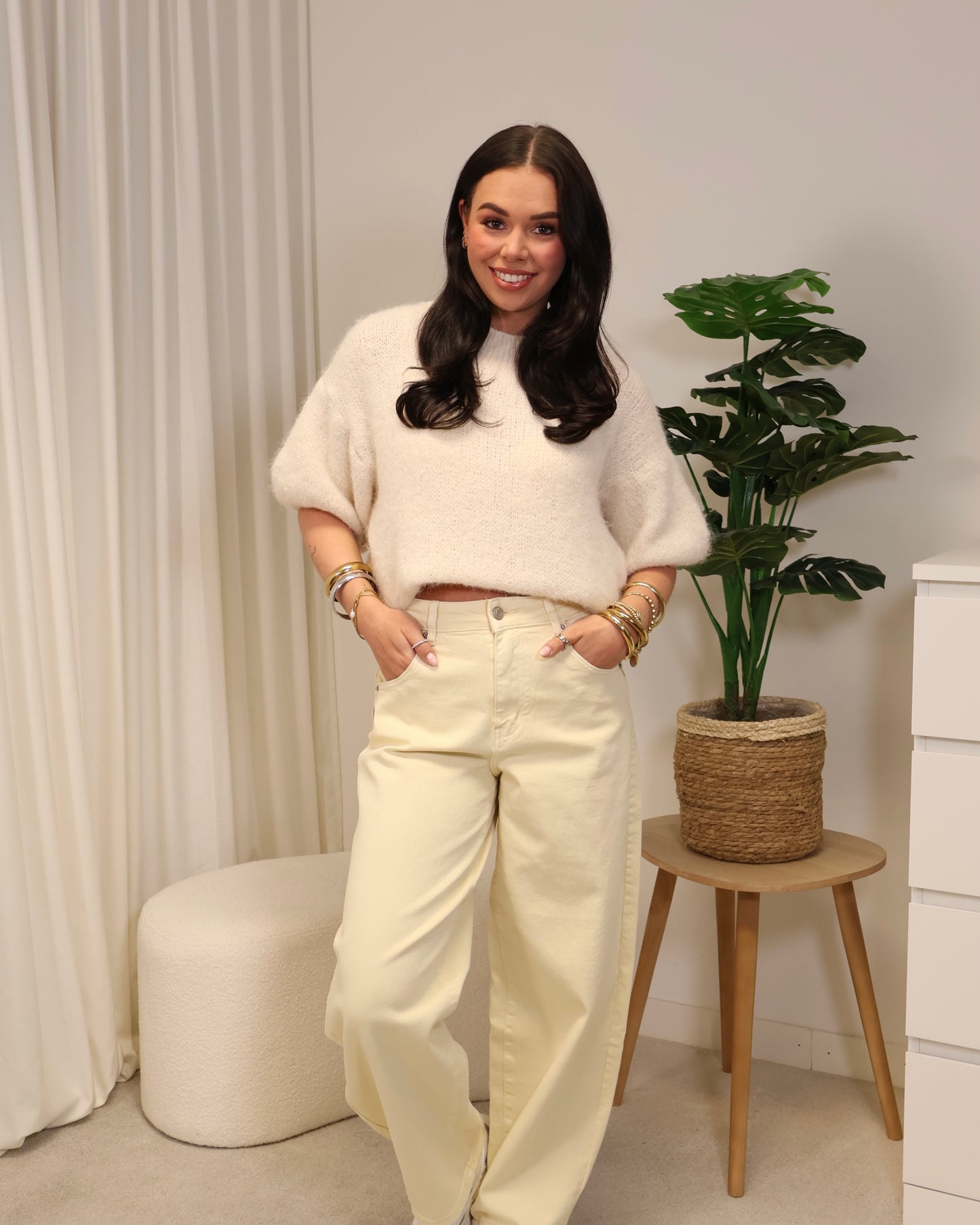 Trui AnnaFloor LaLunaTheLabel 3082 Creme
