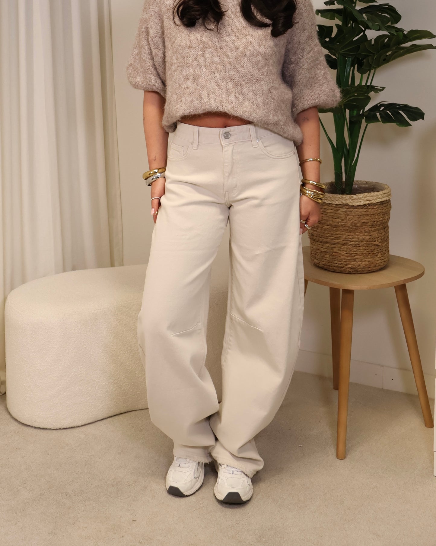 Baloon Jeans AlixSoof LaLunaTheLabel 4955815531 Beige
