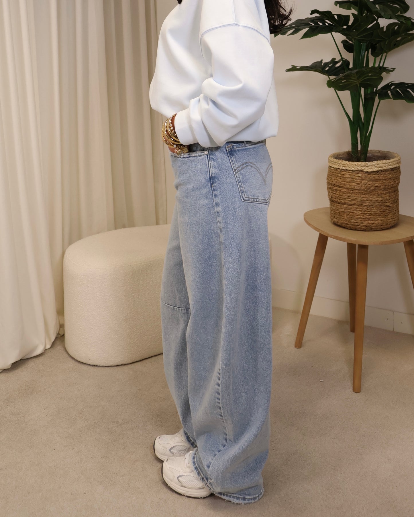 Balloon Jeans NovaElise LaLunaTheLabel W3717-1 Licht-Blauw