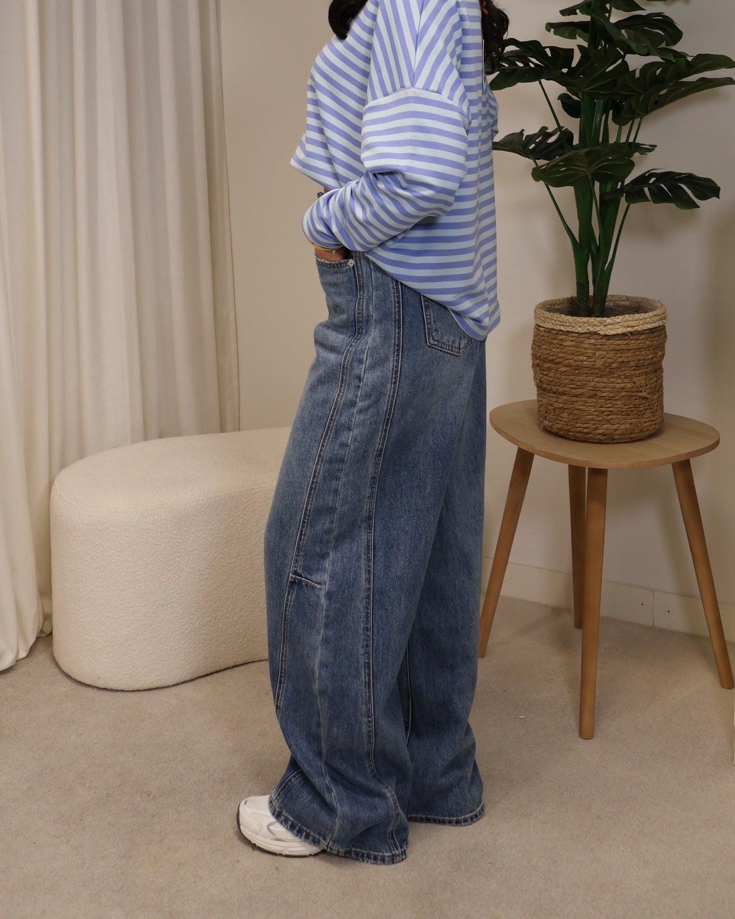 Jeans AmyRose LaLunaTheLabel DS9027A Blauw