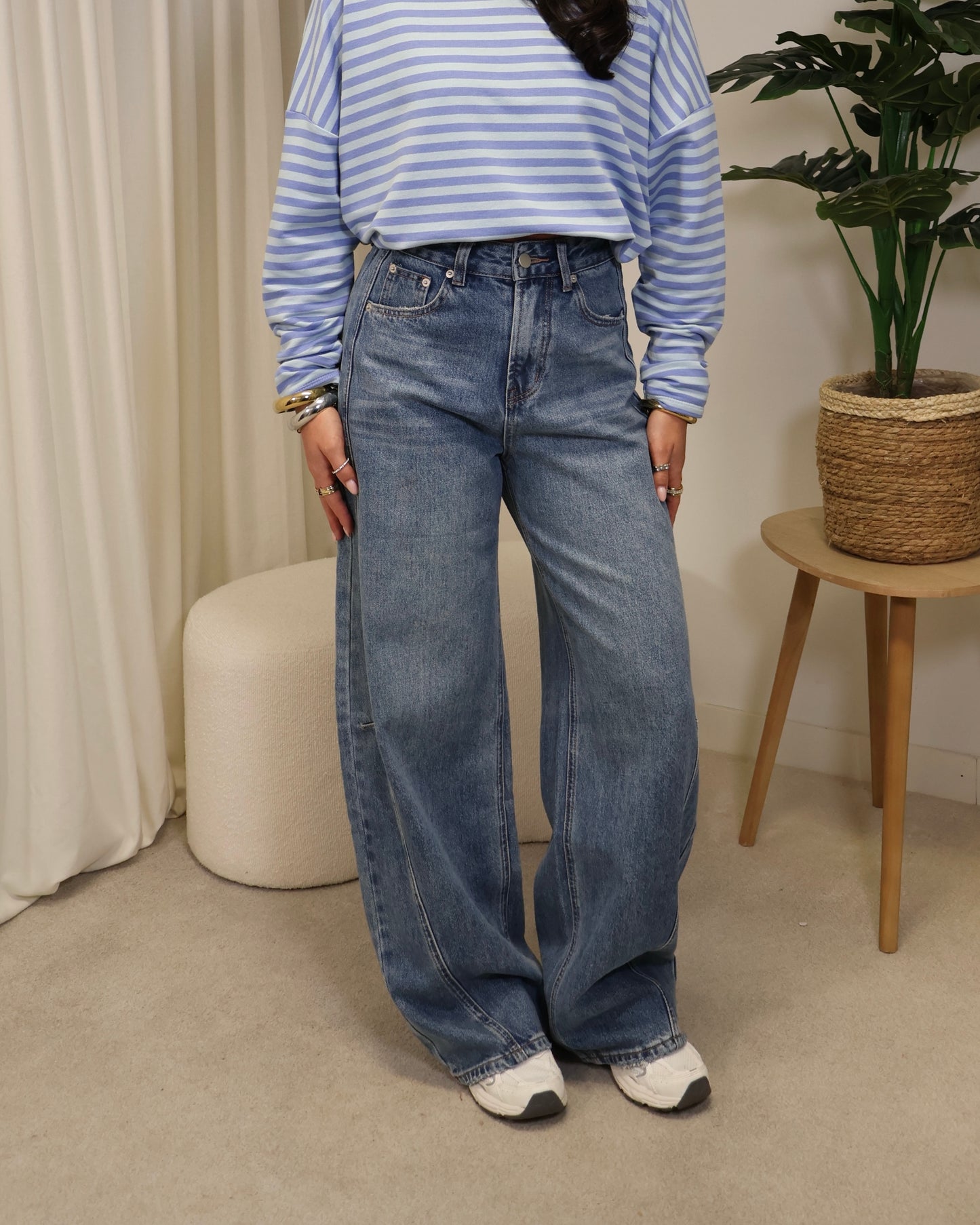 Jeans AmyRose LaLunaTheLabel DS9027A Blauw
